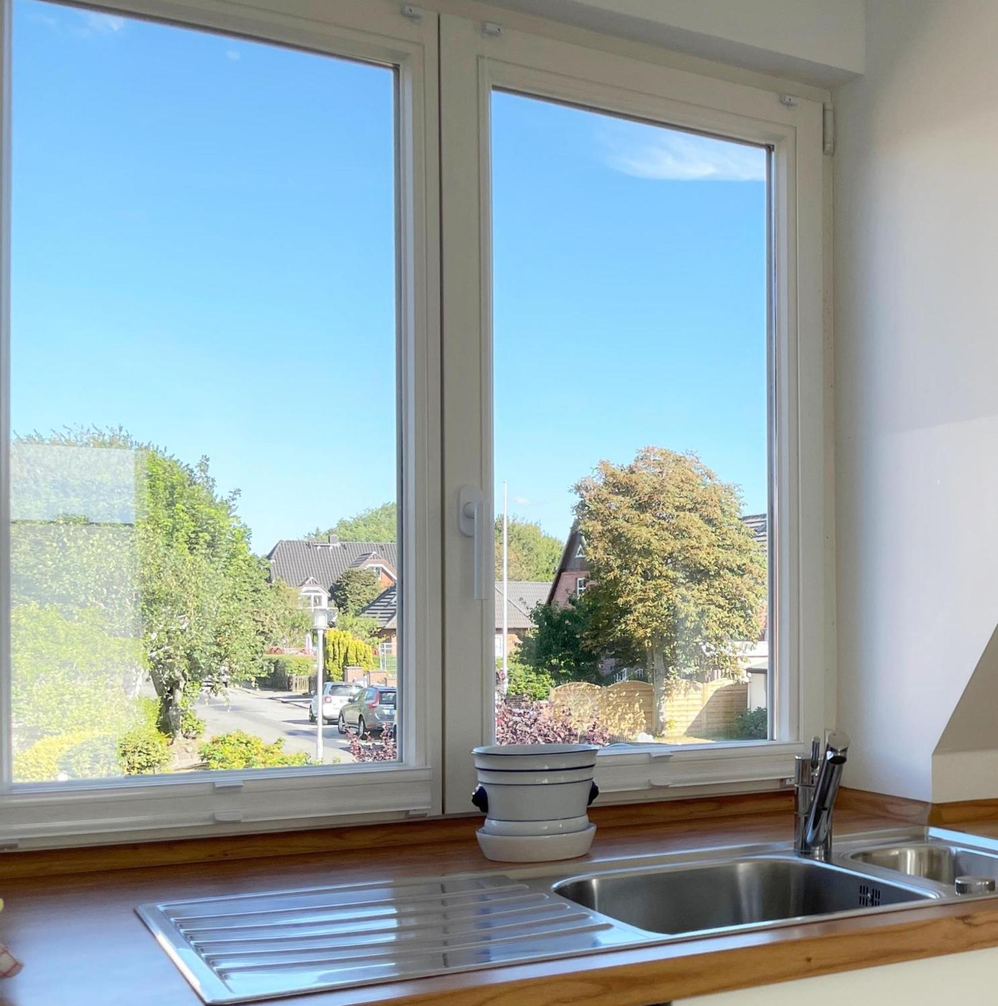 Apartamento Haus Dünenrose App 2 mit Balkon Westerland Exterior foto